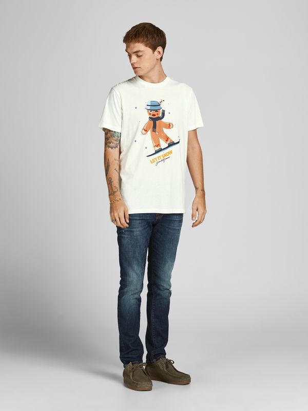 JORLETITSNOW TEE SS CREW NECK XMAS