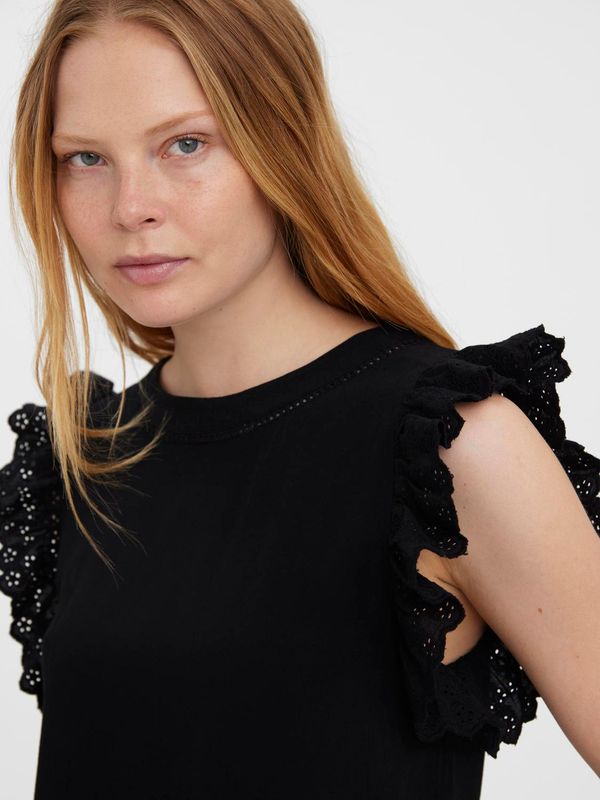 VMELLIE LACE S/S TOP EXP GA