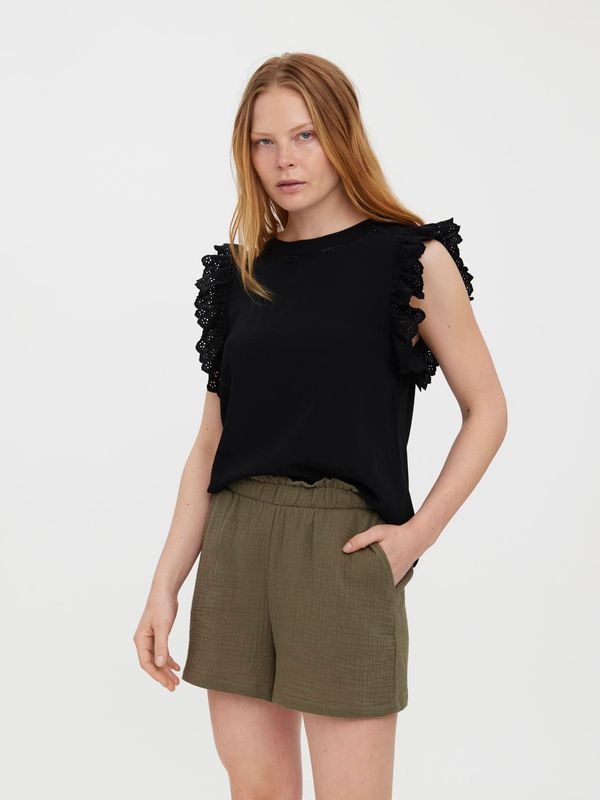 VMELLIE LACE S/S TOP EXP GA