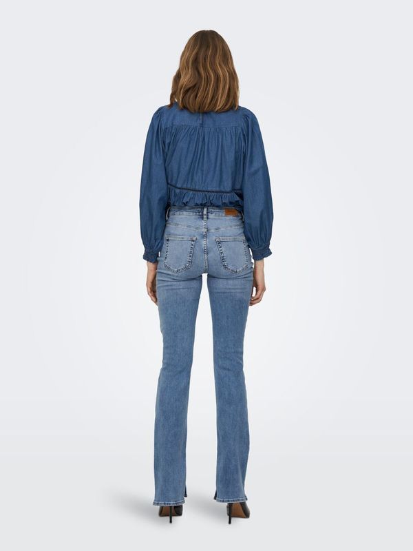 ONLBLUSH HW SLIT FLARED DEST DNM REA784