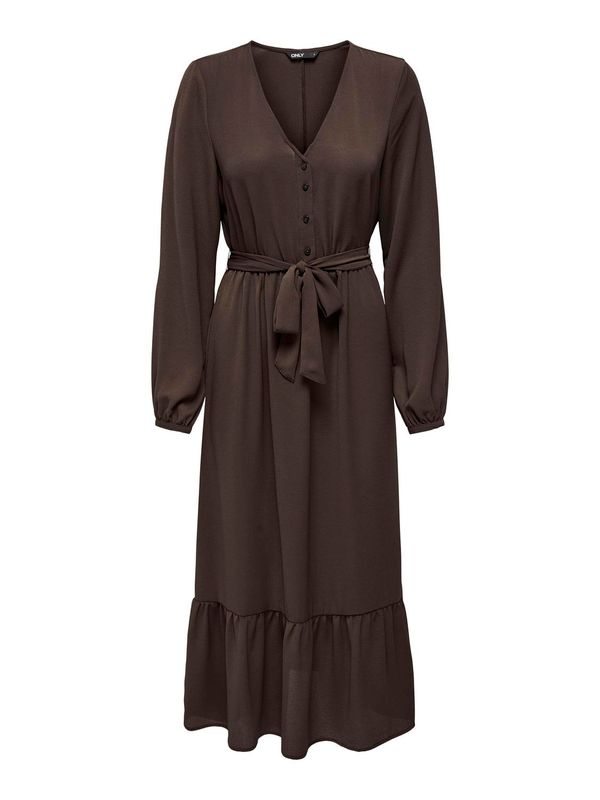 ONLNOVA LIFE VIS AMY LONG DRESS SOLID