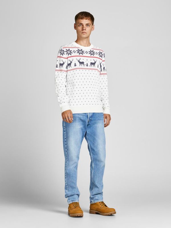 JORSNOWFLAKE KNIT CREW NECK
