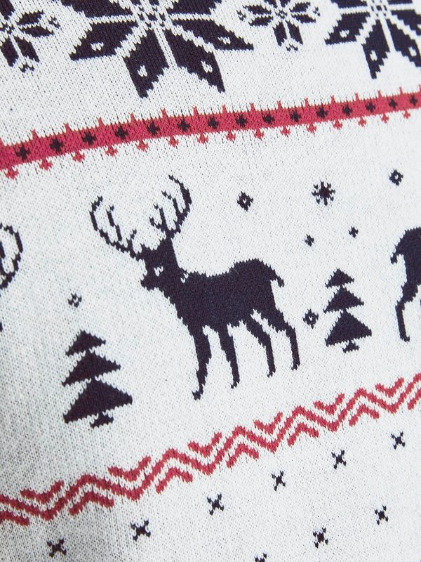 JORSNOWFLAKE KNIT CREW NECK