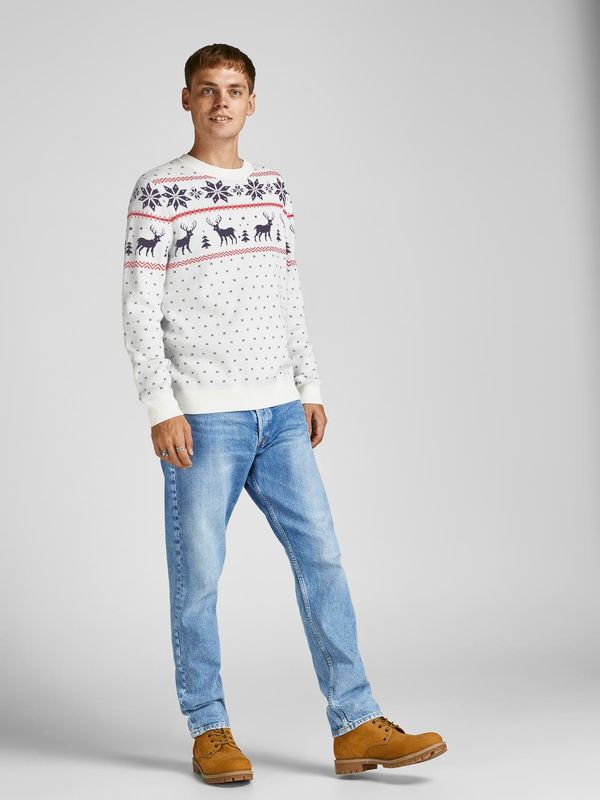 JORSNOWFLAKE KNIT CREW NECK
