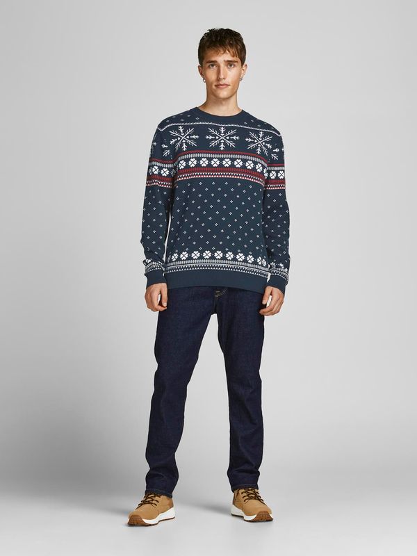 JORSNOWFLAKE KNIT CREW NECK
