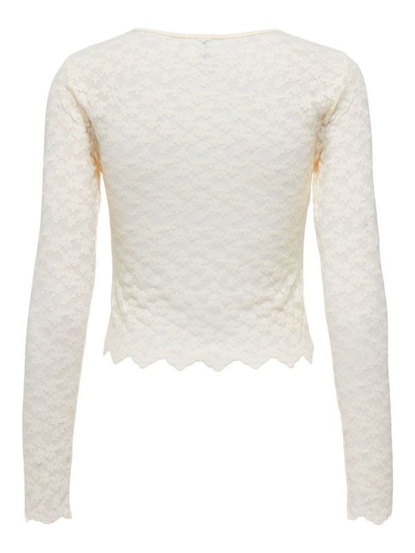 ONLCINDY L/S LACE TOP JRS