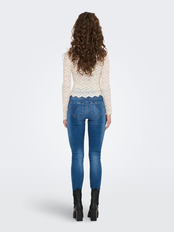 ONLCINDY L/S LACE TOP JRS
