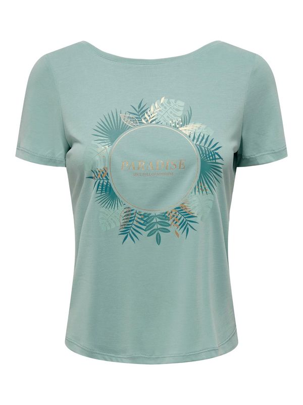 Free Cross Back Print Top
