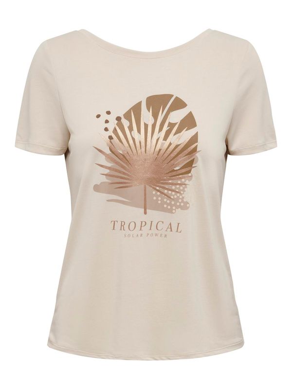 Free Cross Back Print Top