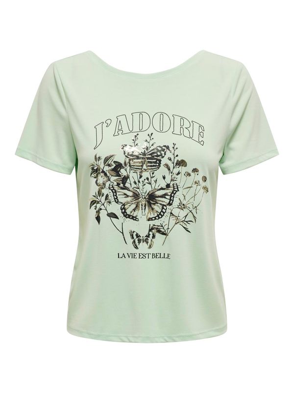 Free Cross Back Print Top