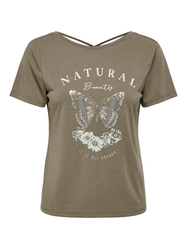 Free Cross Back Print Top
