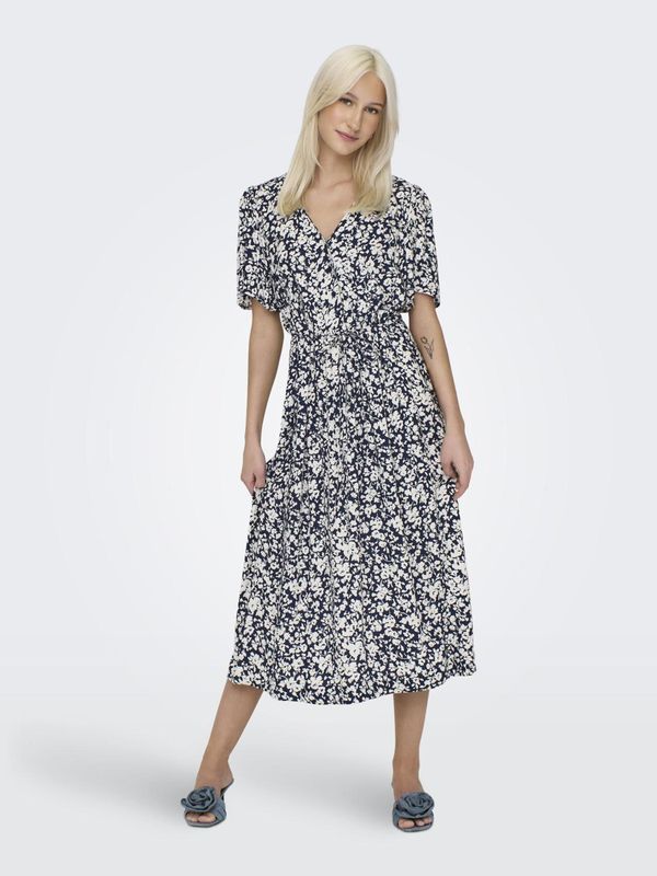 ONLHALIA LIFE S/S MIDI DRESS WVN NOOS