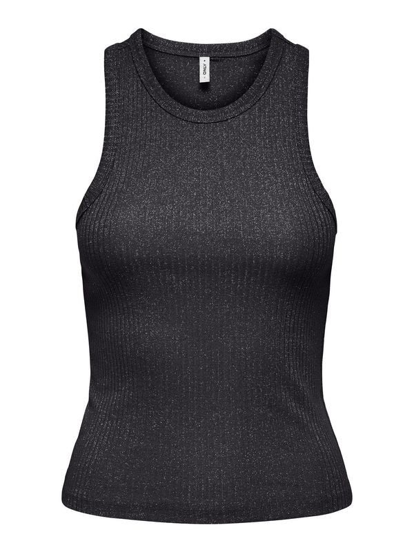 ONLIDOL LIFE S/L GLITTER TOP JRS