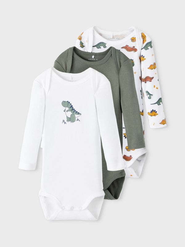 NBMBODY 3P LS LAUREL WREATH DINO NOOS