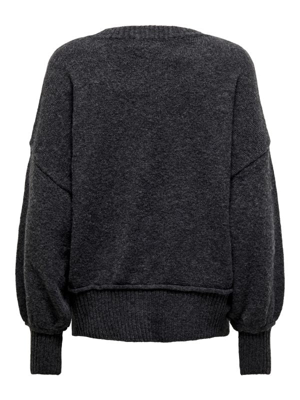 ONLHAZEL LS O-NECK BF KNT