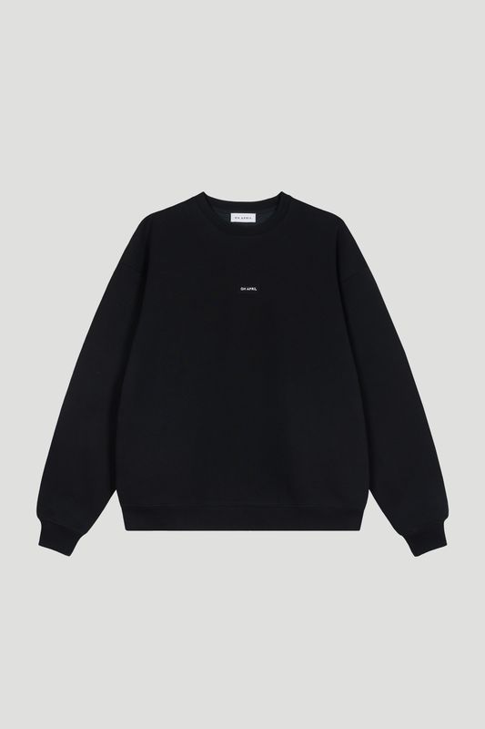 Oh April - Oversized Sweater Black
