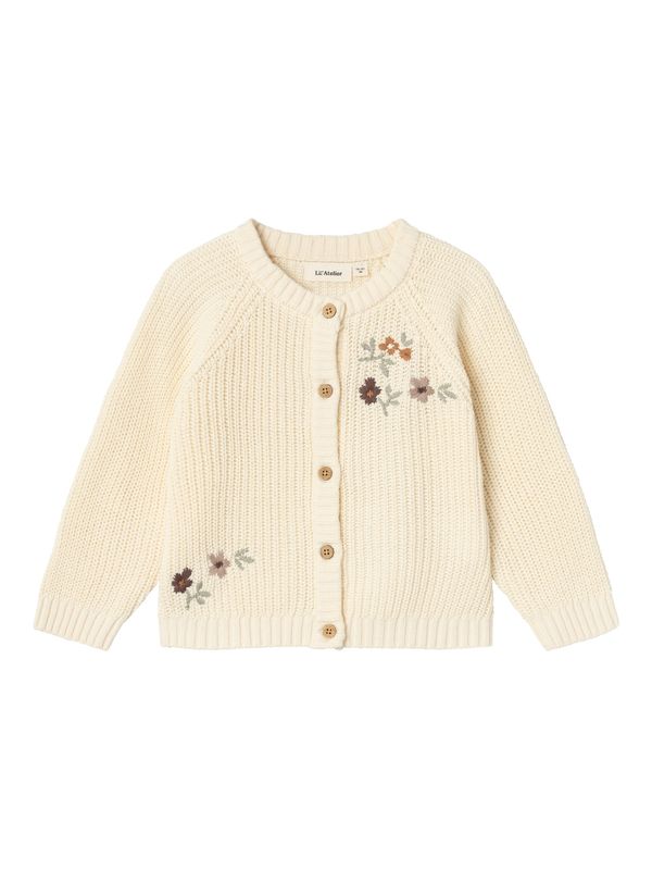 NMFEMLEN EMB LS KNIT CARD LIL