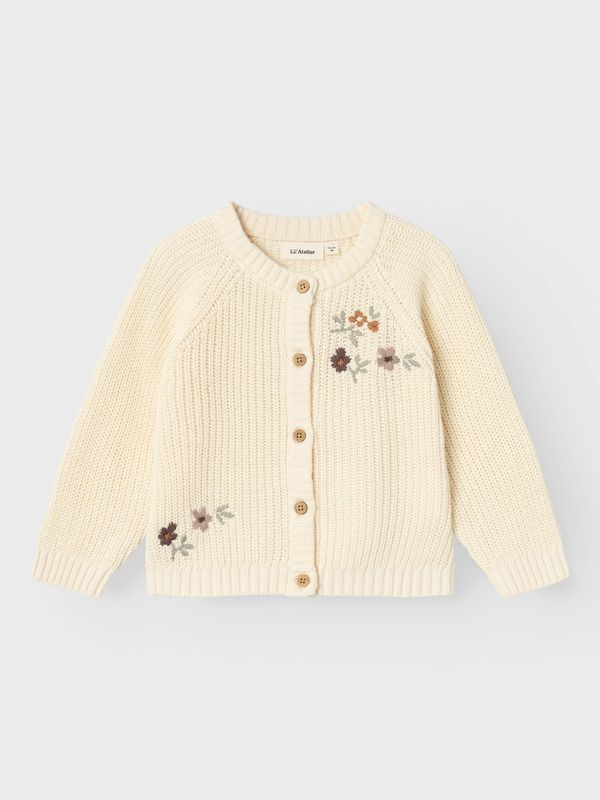 NMFEMLEN EMB LS KNIT CARD LIL