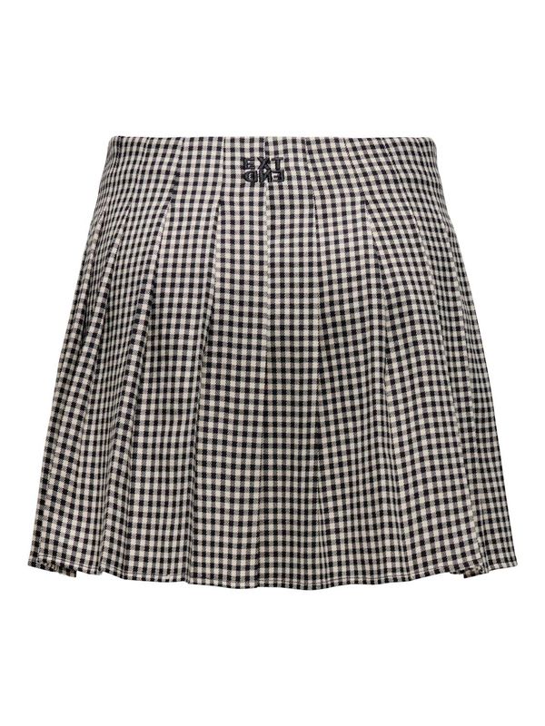 ONLCATH PLISSE CHECK SKIRT XT WVN
