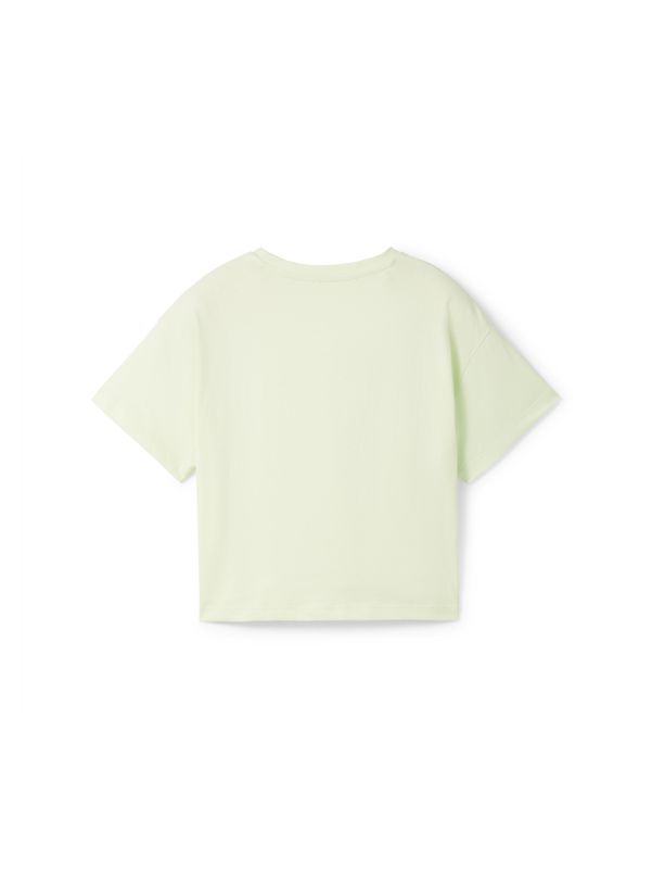 Cropped T-Shirt mit Print