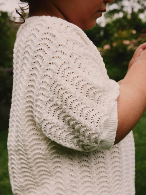 NMFJOHANNA SS LOOSE KNIT LIL