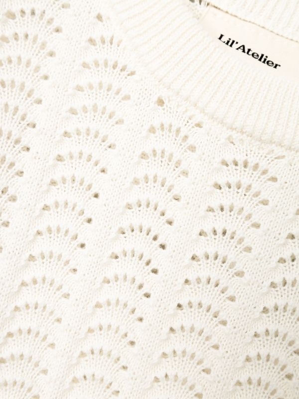 NMFJOHANNA SS LOOSE KNIT LIL