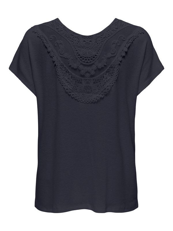 ONLMARNA S/S BACK CROCHET TOP JRS