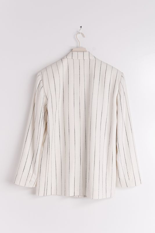 Texture Stripe Blazer