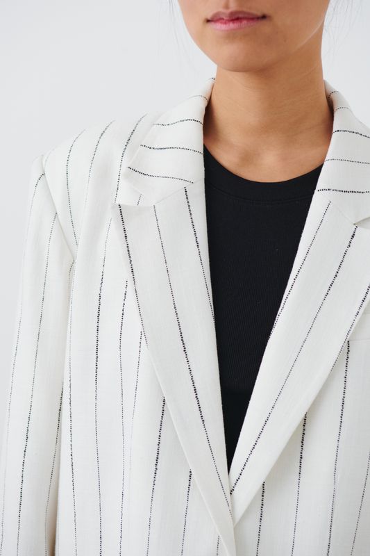 Texture Stripe Blazer