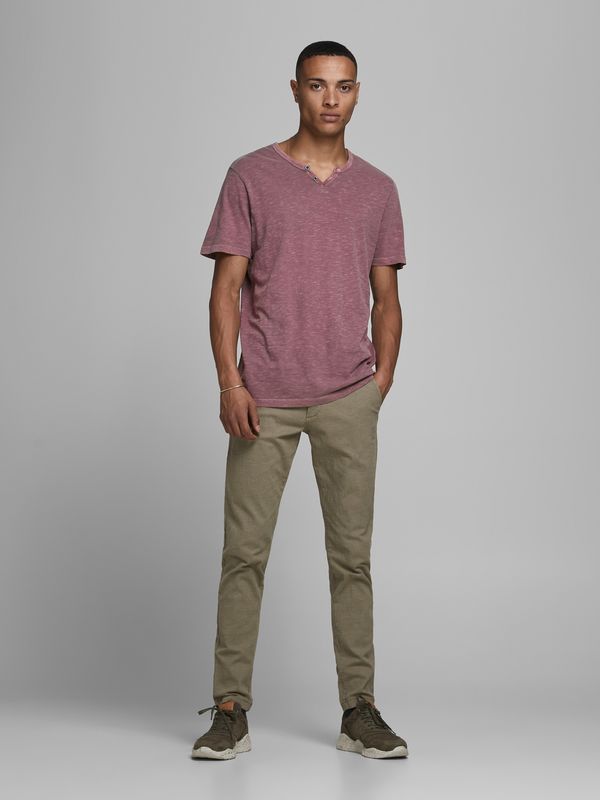 JJESPLIT NECK TEE SS NOOS