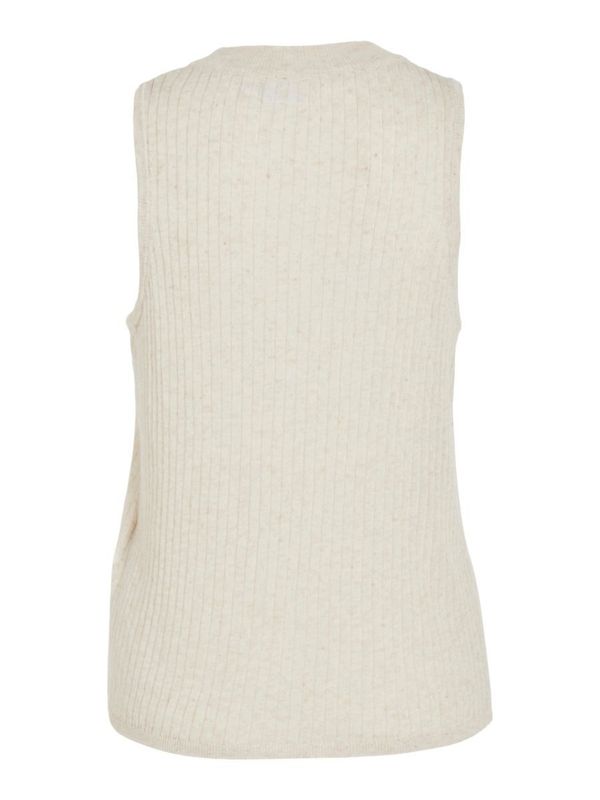 VIDENICE O-NECK S/L RIB KNIT TOP/SU