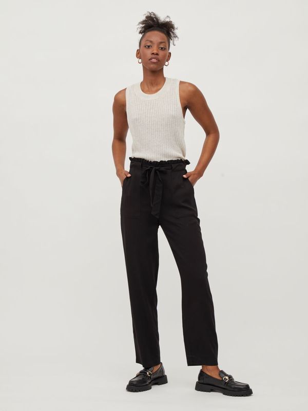 VIDENICE O-NECK S/L RIB KNIT TOP/SU