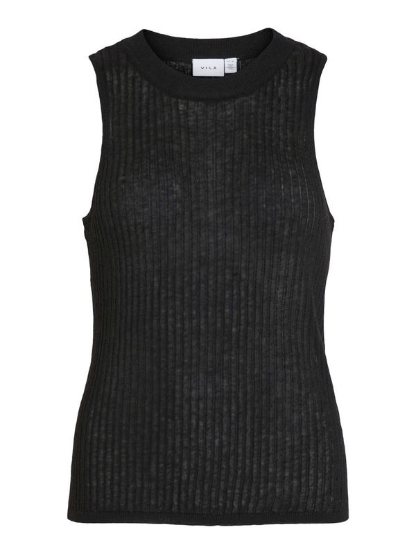 VIDENICE O-NECK S/L RIB KNIT TOP/SU