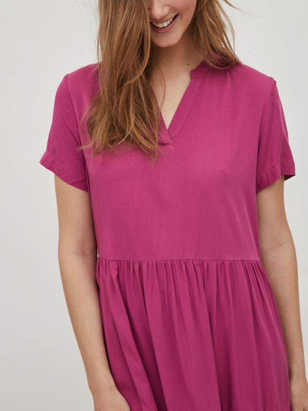 VIMOROSE V-NECK S/S DRESS/SU - FAV