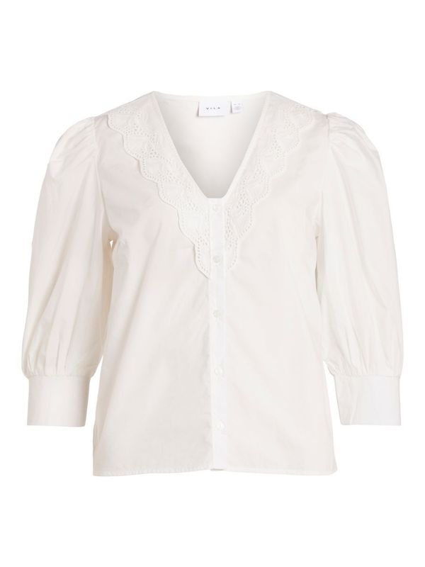 VICILDA V-NECK 2/4 SLEEVE SHIRT