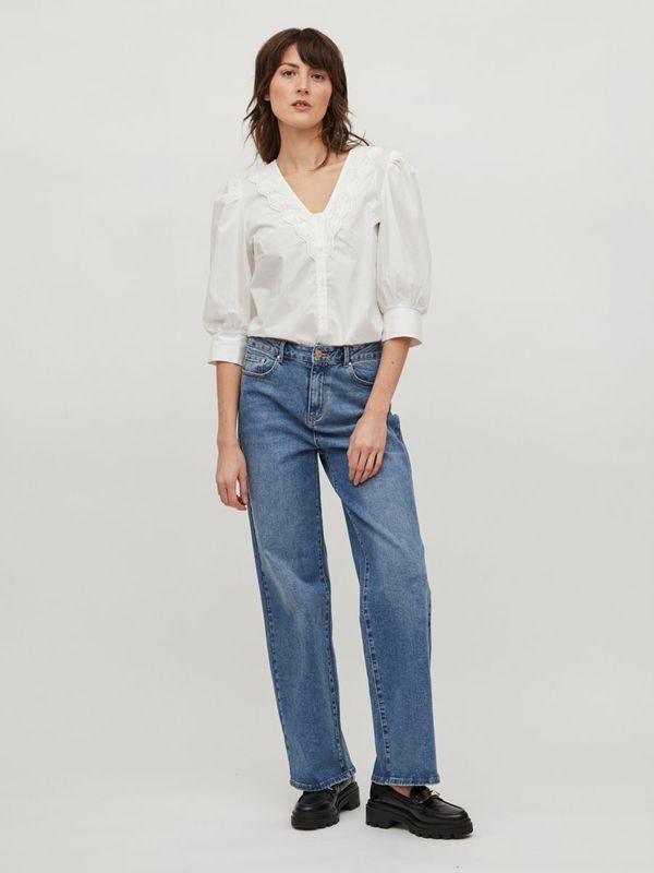VICILDA V-NECK 2/4 SLEEVE SHIRT