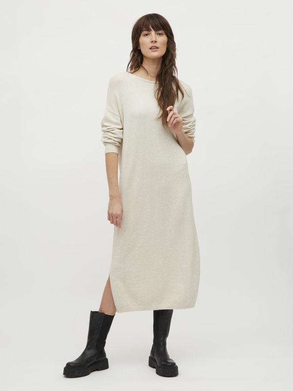VIRIL REV V-NECK L/S KNIT DRESS/LD