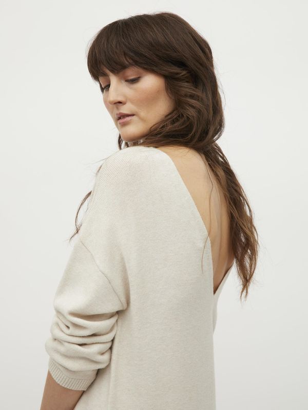 VIRIL REV V-NECK L/S KNIT DRESS/LD