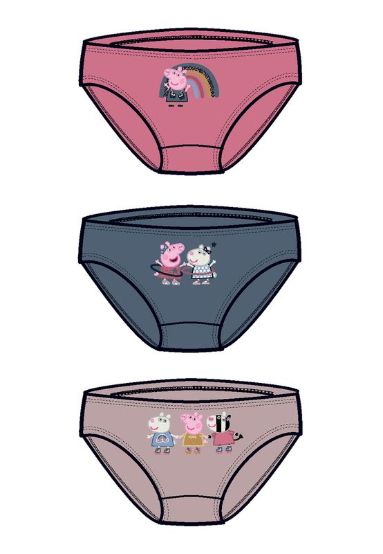 NMFJISA PEPPAPIG 3P BRIEFS PEP