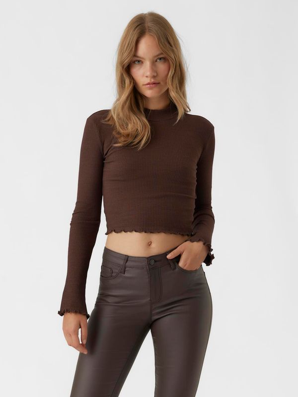 VMHATI ISLA LS CROP HIGH NECK TOP JRS