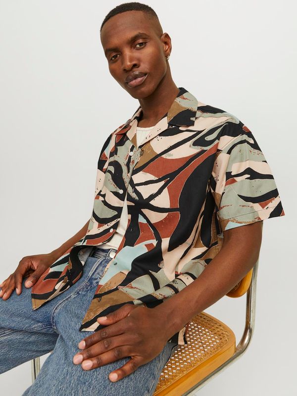 JORSEQUOIA TENCEL AOP RESORT SHIRT SS