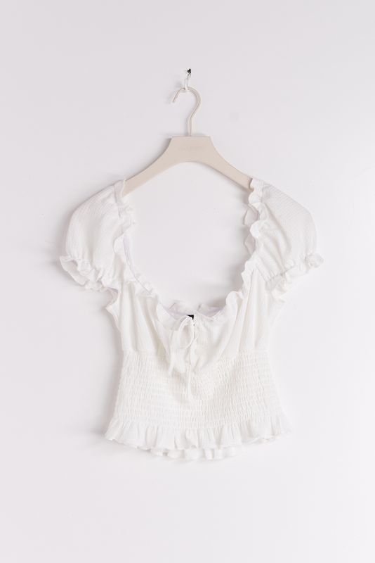 Smock frill top