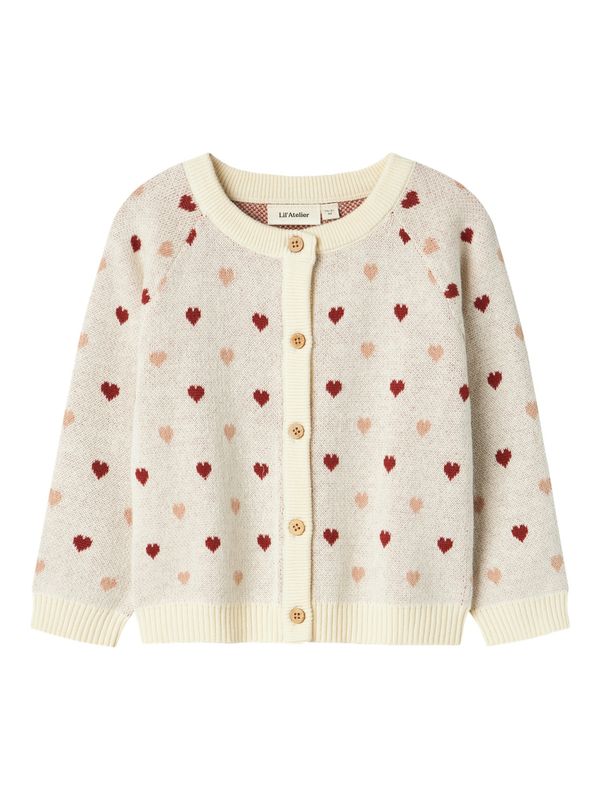 NMFSARAN LS KNIT CARD HEART LIL