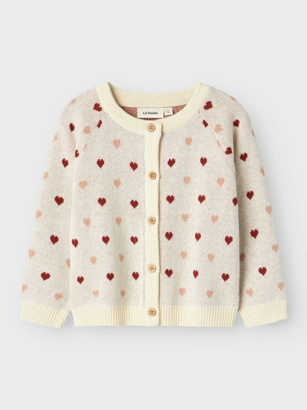 NMFSARAN LS KNIT CARD HEART LIL