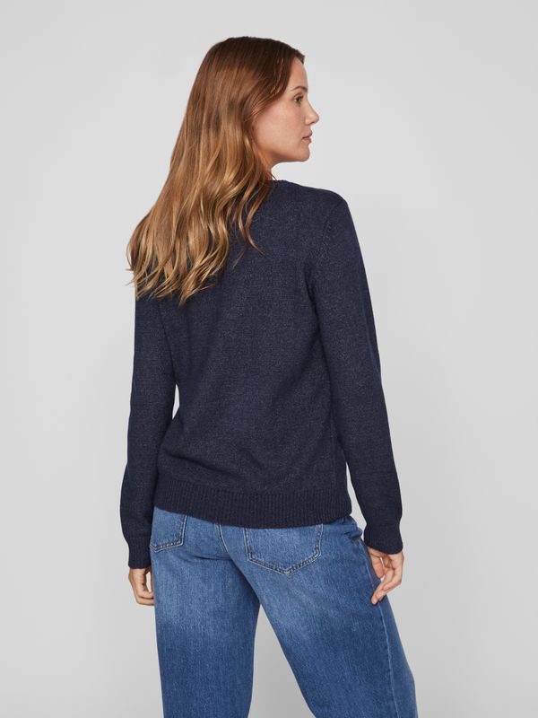 VIRIL O-NECK L/S KNIT TOP - NOOS