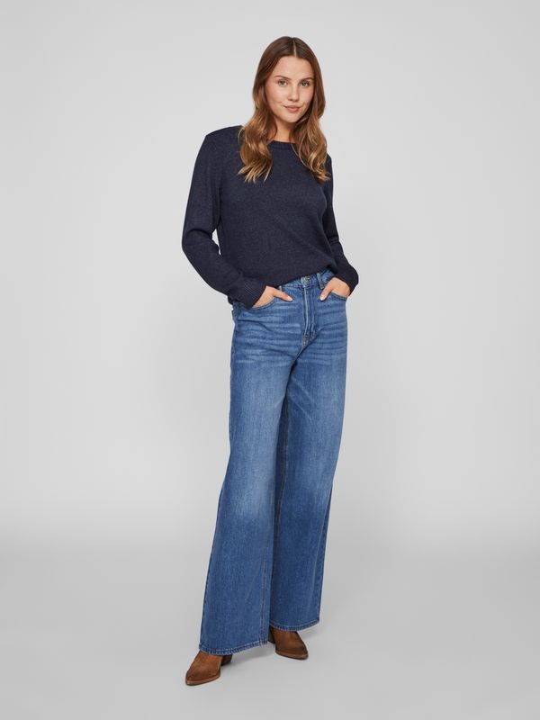 VIRIL O-NECK L/S KNIT TOP - NOOS