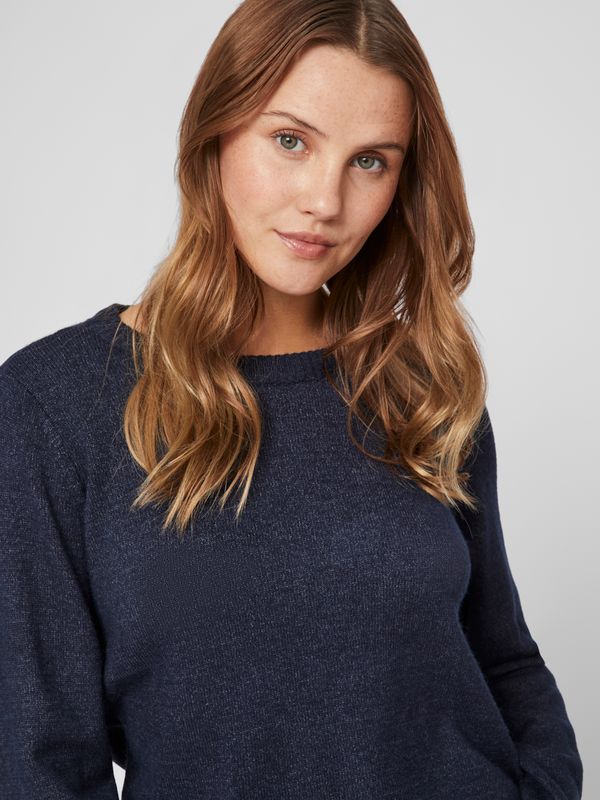 VIRIL O-NECK L/S KNIT TOP - NOOS