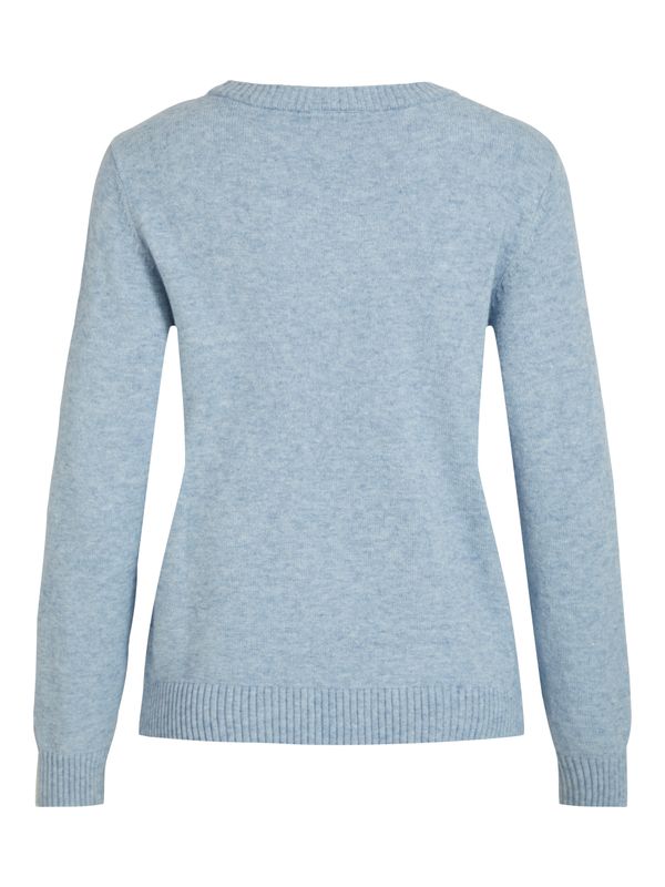 VIRIL O-NECK L/S KNIT TOP - NOOS