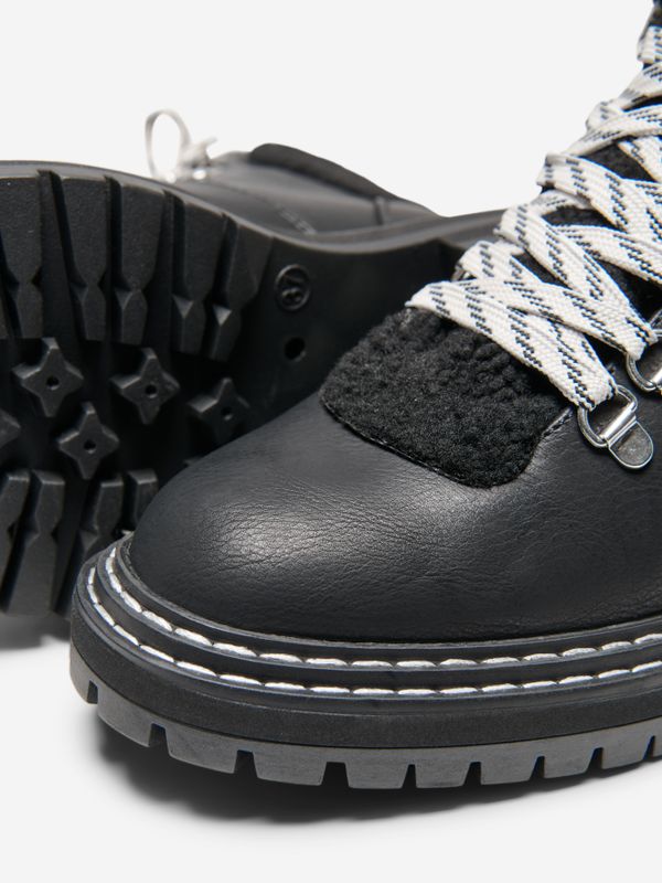 Damen Schuhe ONLBETH-5 PU FUR LACE UP BOOT