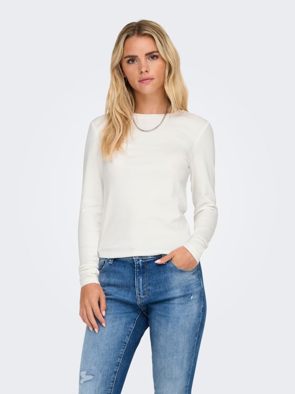 ONLRILEY O-NECK L/S TOP JRS NOOS
